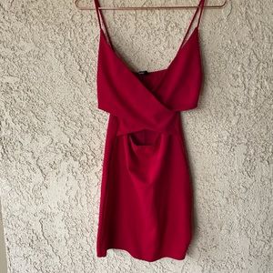 Red party/event dress is red from Windsor